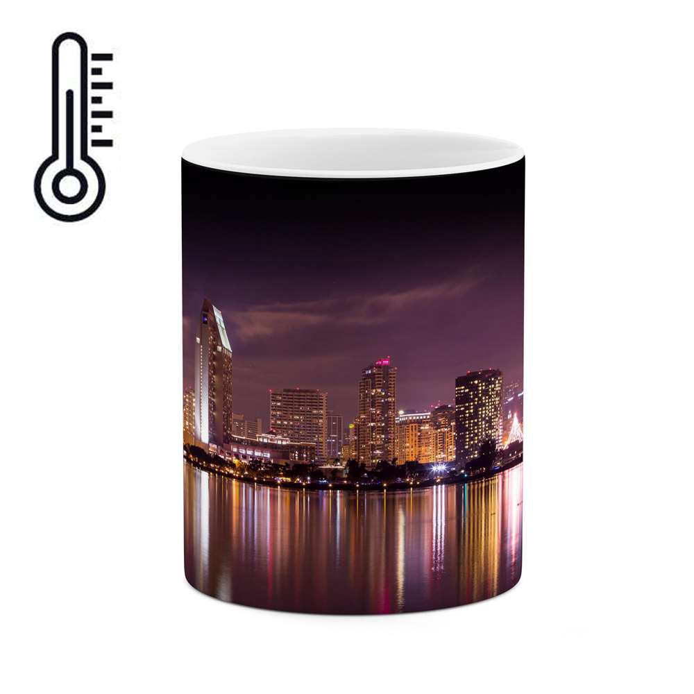 ماگ حرارتی طرح منظره زیبا  مدل mgph13463