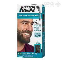 کیت رنگ ریش و سبیل جاست فورمن شماره M-45 رنگ مشکی قهوه ای