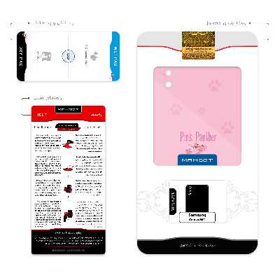 برچسب پوششی ماهوت مدل The Pink Panther مناسب برای گوشی موبایل سامسونگ Galaxy M01