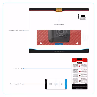 برچسب پوششی ماهوت مدل Canon-Logo مناسب برای تبلت سامسونگ Galaxy Tab S 10.5 2014 T805