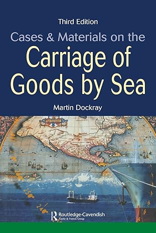 خرید و دانلود نسخه کامل کتاب Cases and Materials on the Carriage of Goods by Sea (3rd Edition) - Pdf