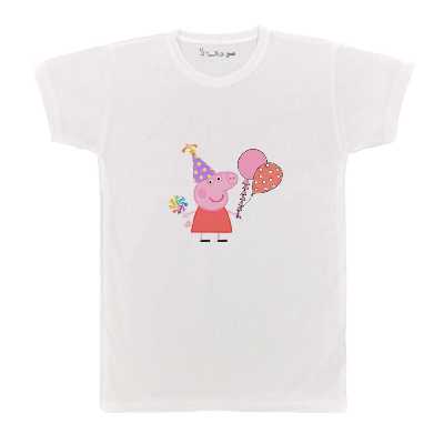 تی شرت بچگانه پرمانه طرح پپا پیگ کد pmt.4750