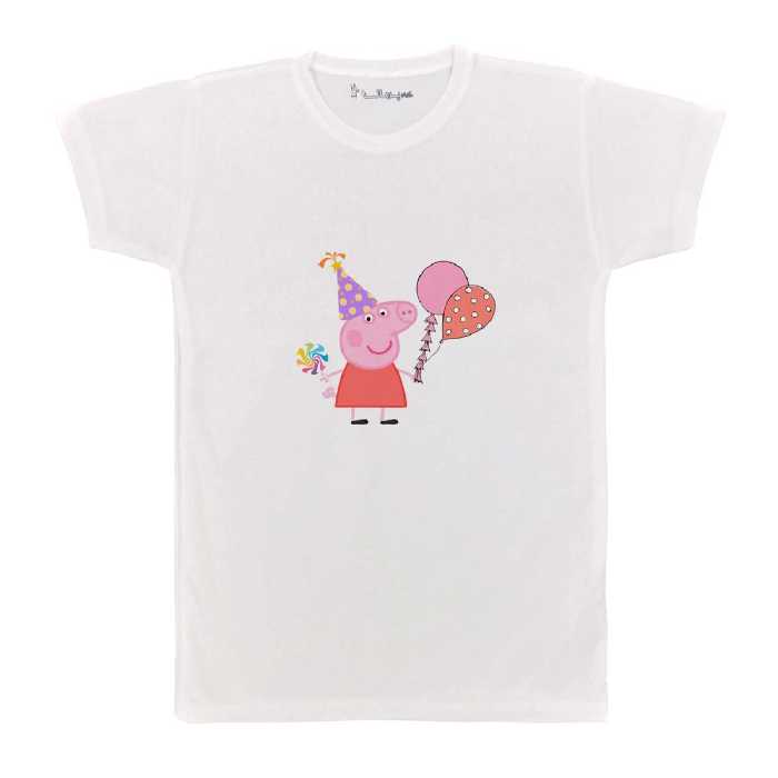 تی شرت بچگانه پرمانه طرح پپا پیگ کد pmt.4750