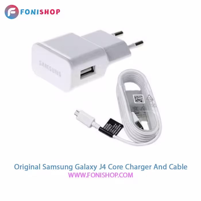 کابل و شارژر اصلی سامسونگ Samsung Galaxy J4 Core