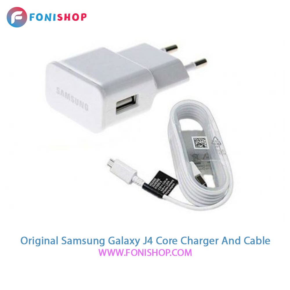 کابل و شارژر اصلی سامسونگ Samsung Galaxy J4 Core