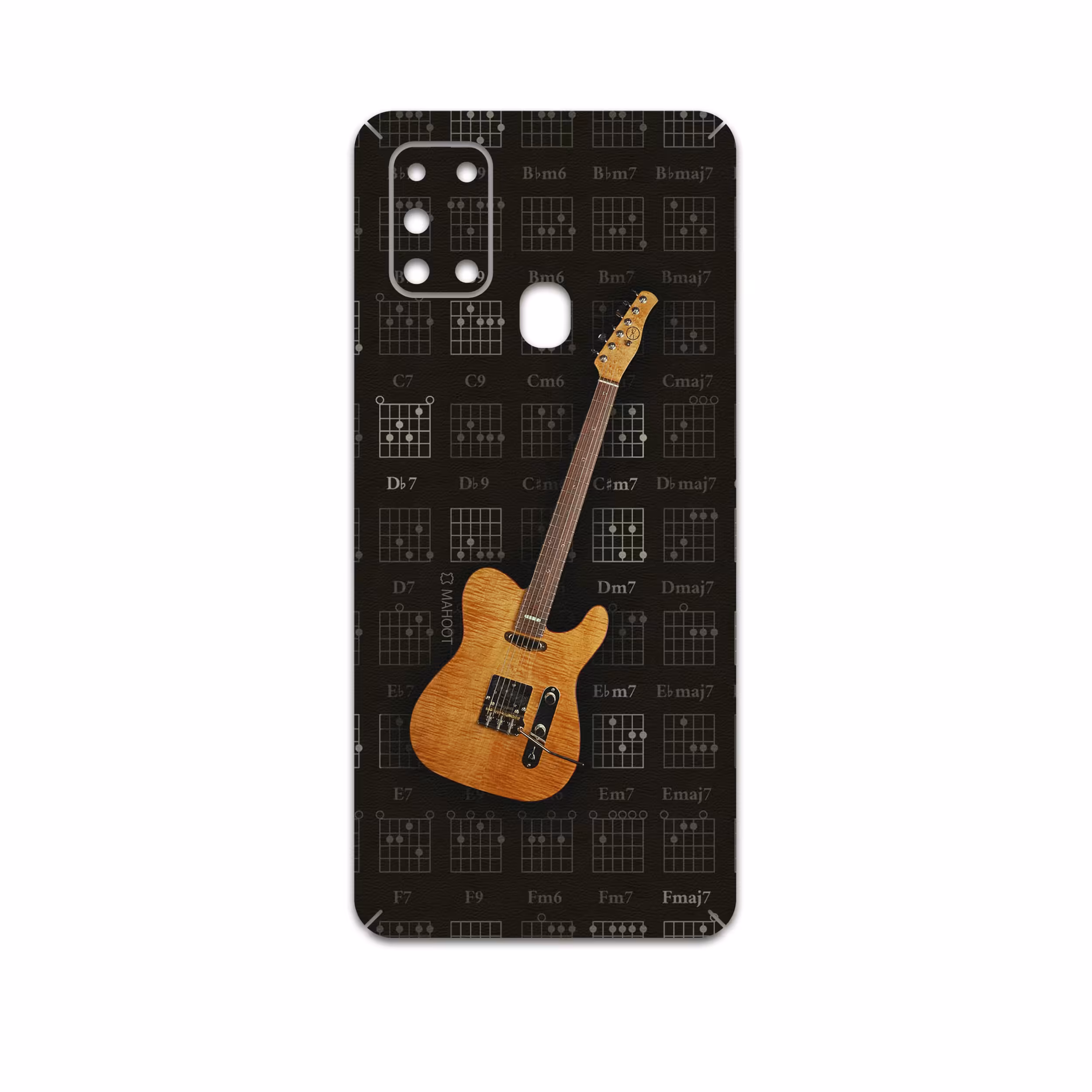 برچسب پوششی ماهوت مدل Guitar-Instrument مناسب برای گوشی موبایل سامسونگ Galaxy A21s