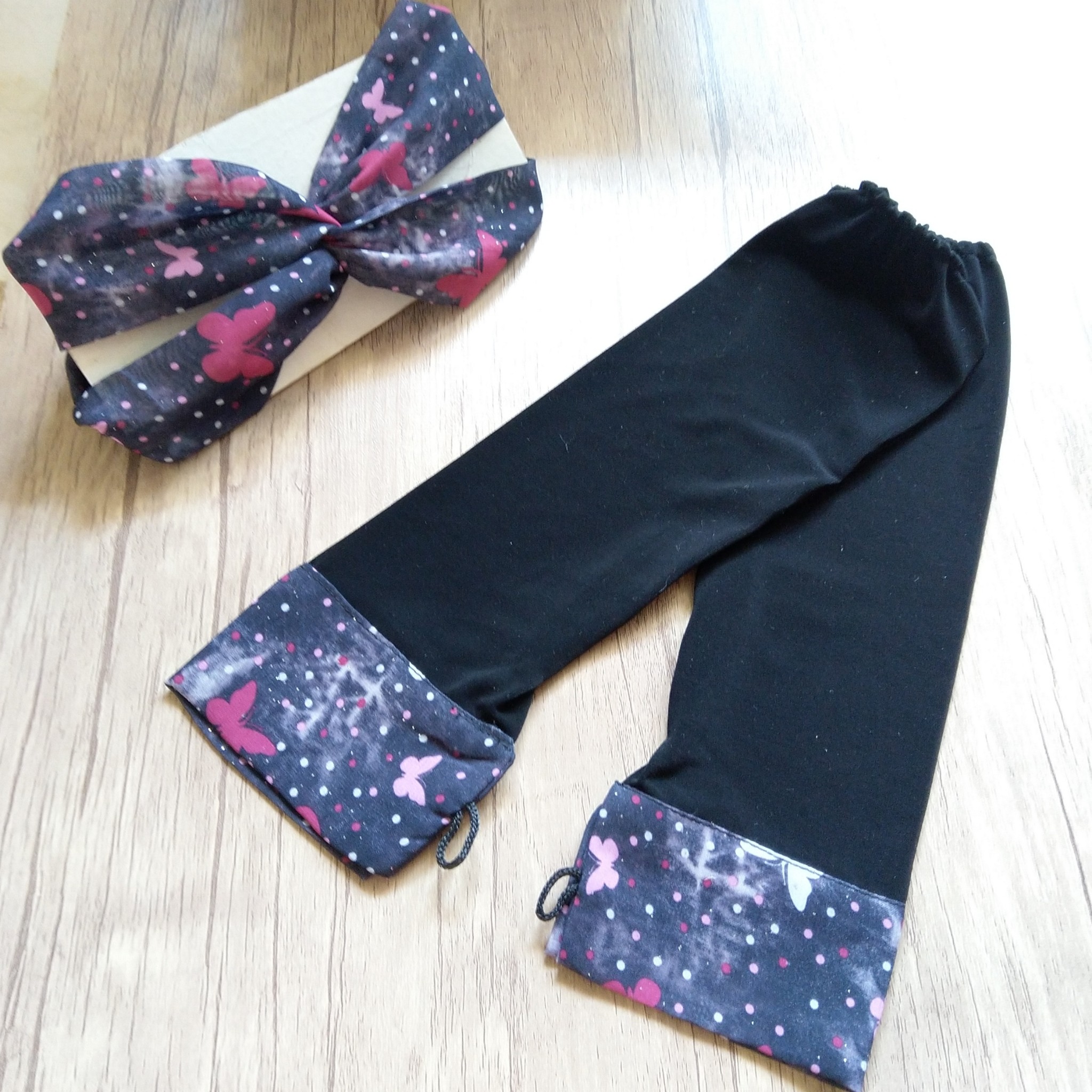 ست ساقدست ریون  و هدبند حریر اکلیلی 