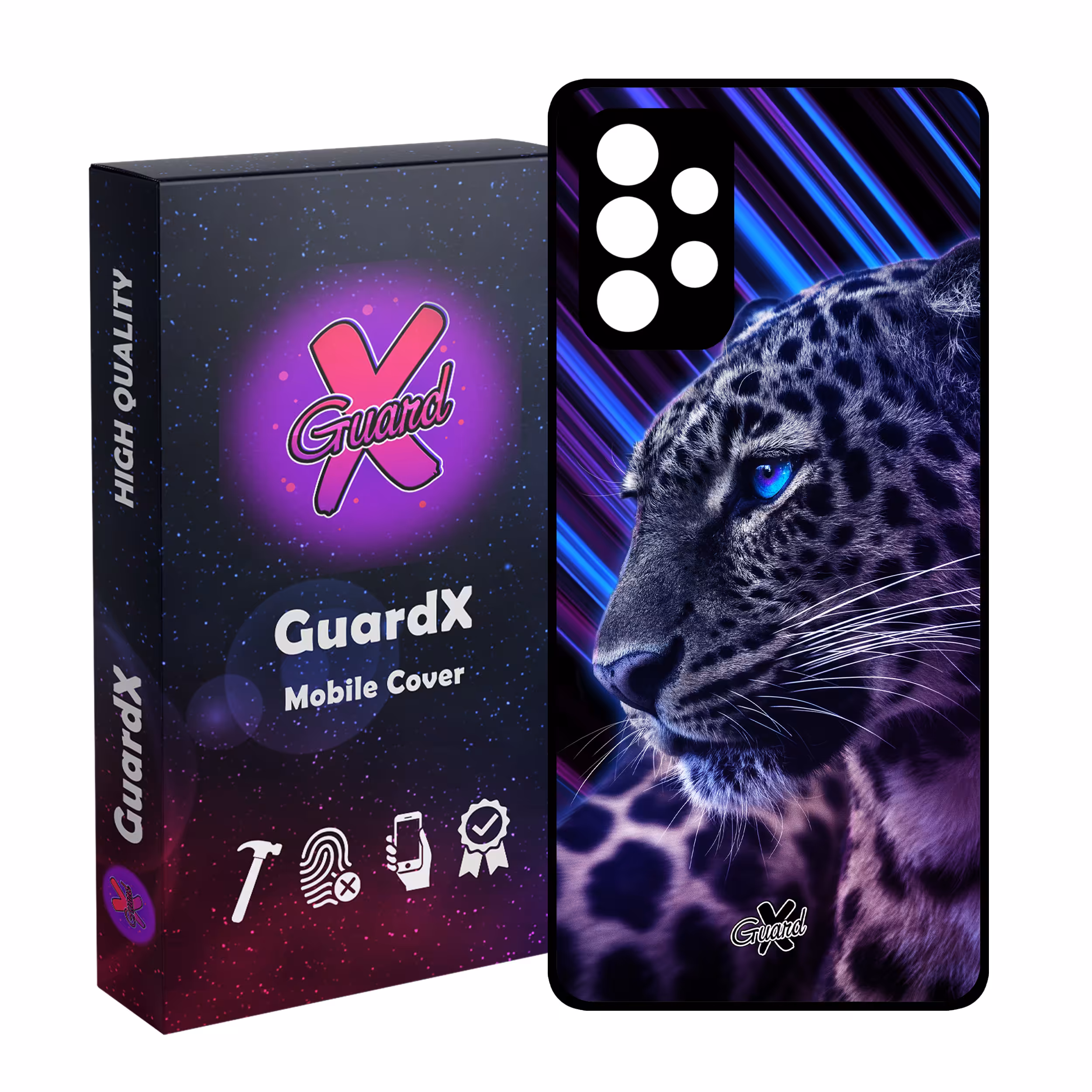 کاور گارد ایکس طرح Leopard مدل Glass10206 مناسب برای گوشی موبایل سامسونگ Galaxy A32 5G