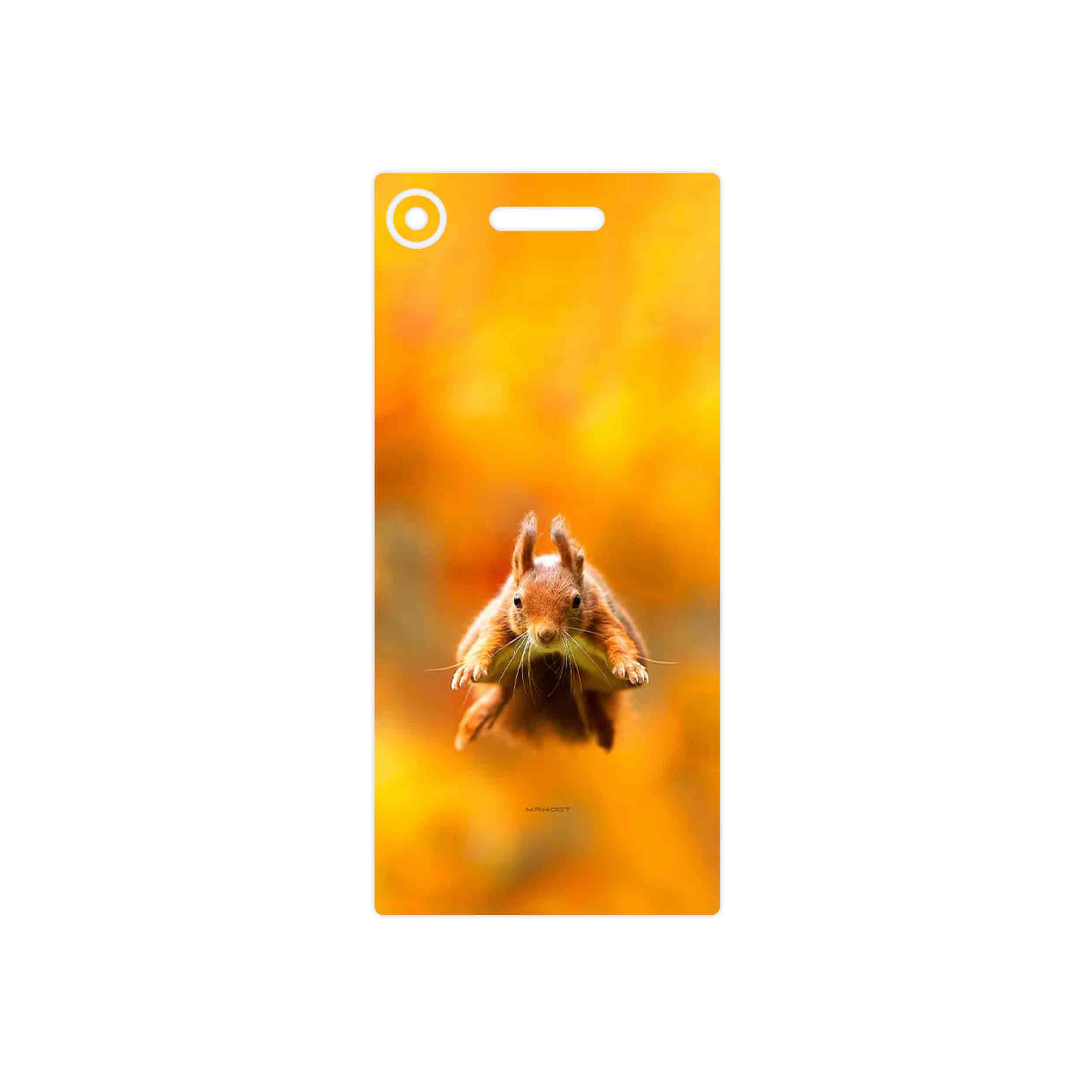 برچسب پوششی ماهوت مدل Squirrel مناسب برای گوشی موبایل سونی Xperia XZ1