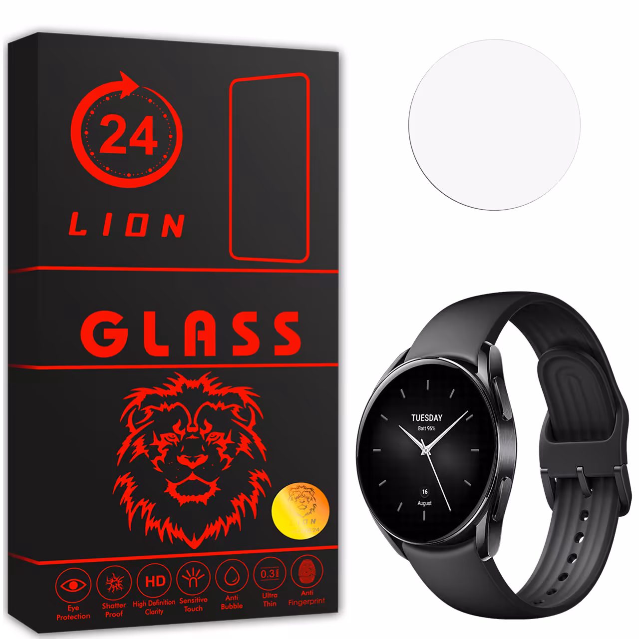 محافظ صفحه نمایش لاین مدل RB007 مناسب برای ساعت هوشمند شیایومی Watch S2 42mm