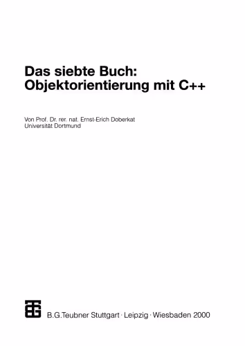 خرید و دانلود نسخه کامل کتاب Das siebte Buch: Objektorientierung mit C