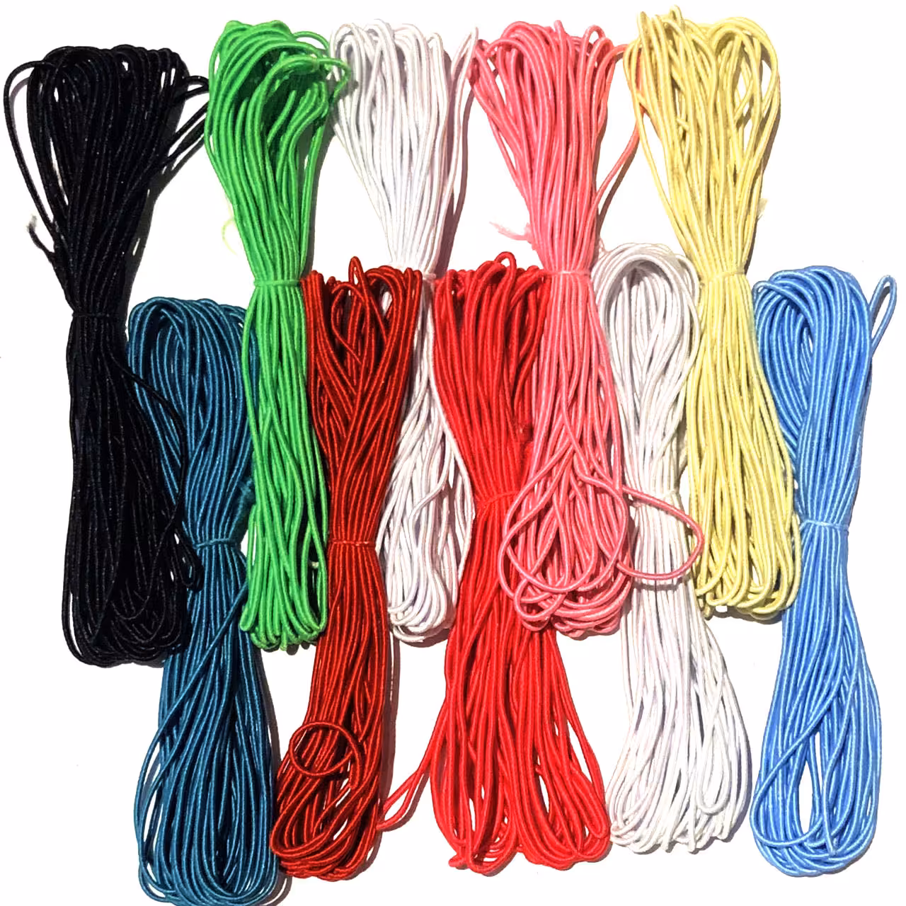 کش قیطان رنگی کد 010 بسته 10 عددی 50 متر