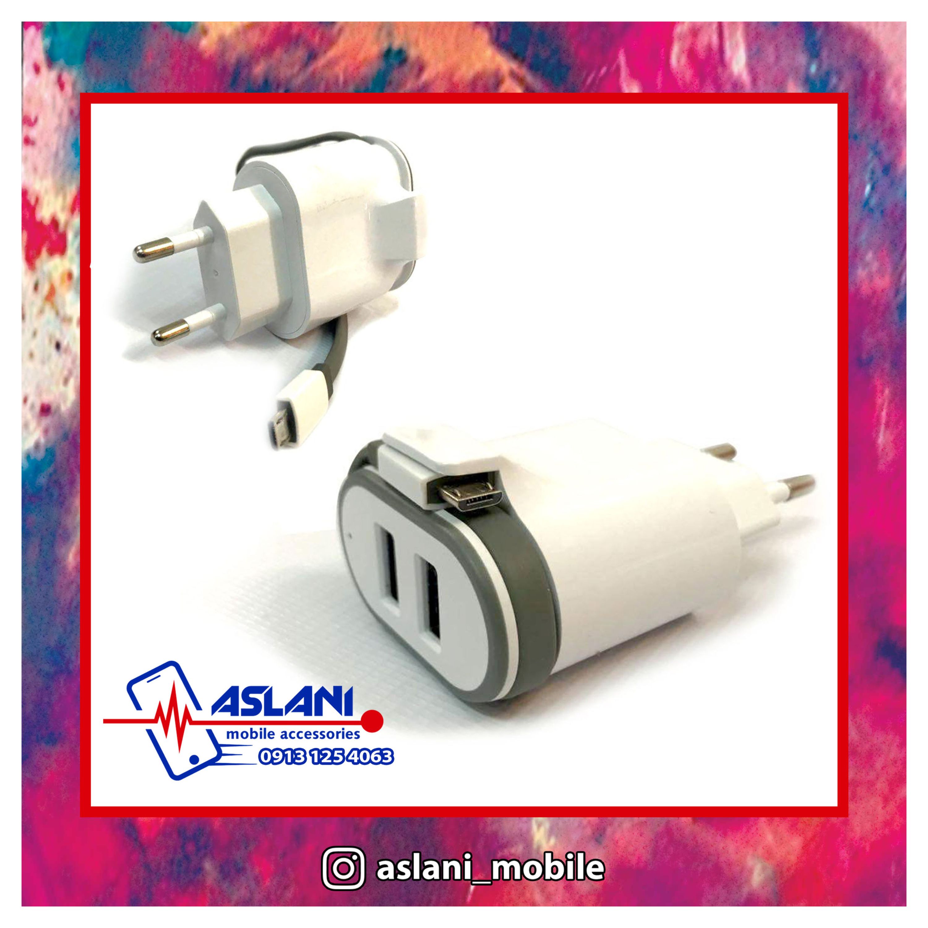 شارژر دیواری با کابل 20 سانتی   CG-2100