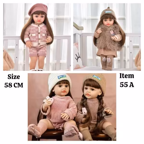عروسک سیلیکونی سنسور دار 55 سانت اصلی