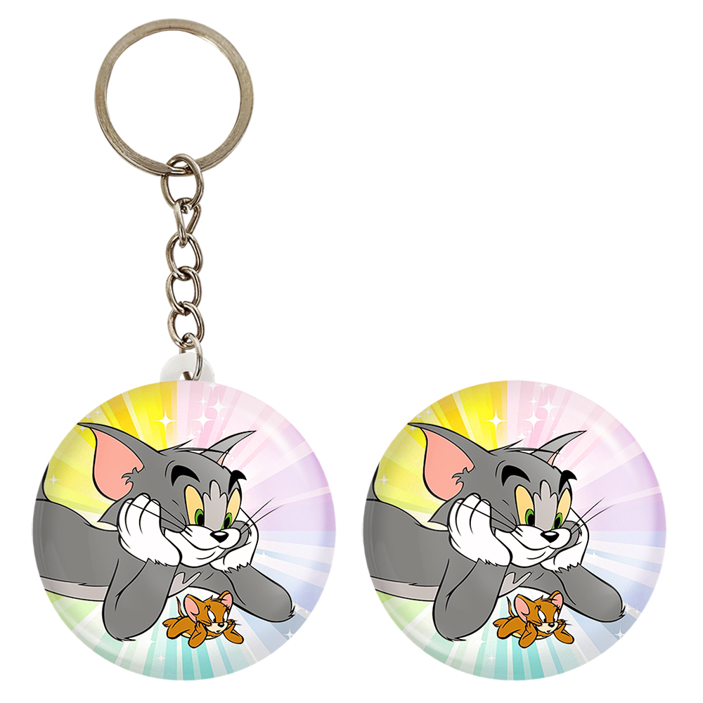 پیکسل خندالو مدل تام و جری کد 10729 به همراه جاکلیدی