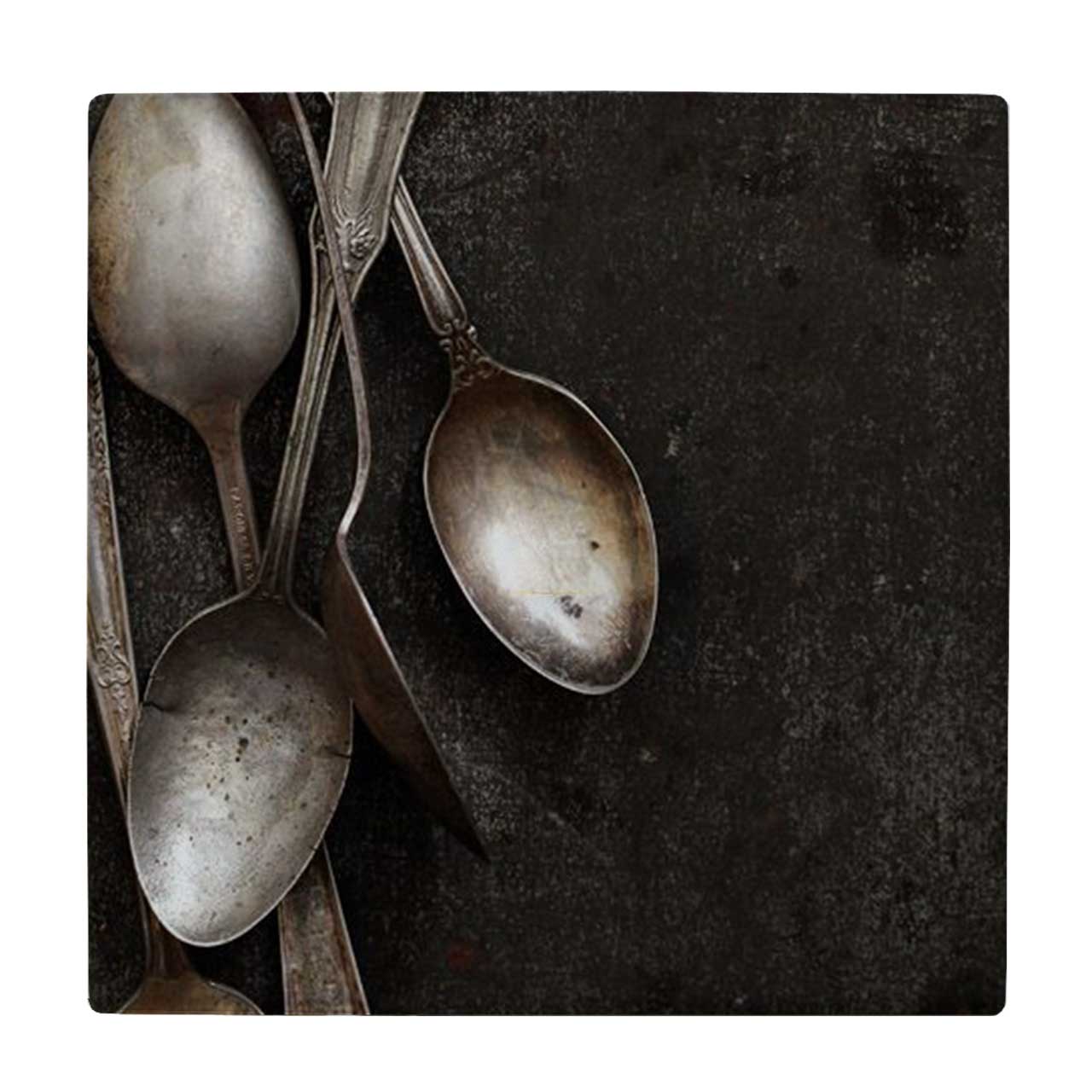 زیر لیوانی طرح قاشق های مسی قدیمی کد    4056493_2624