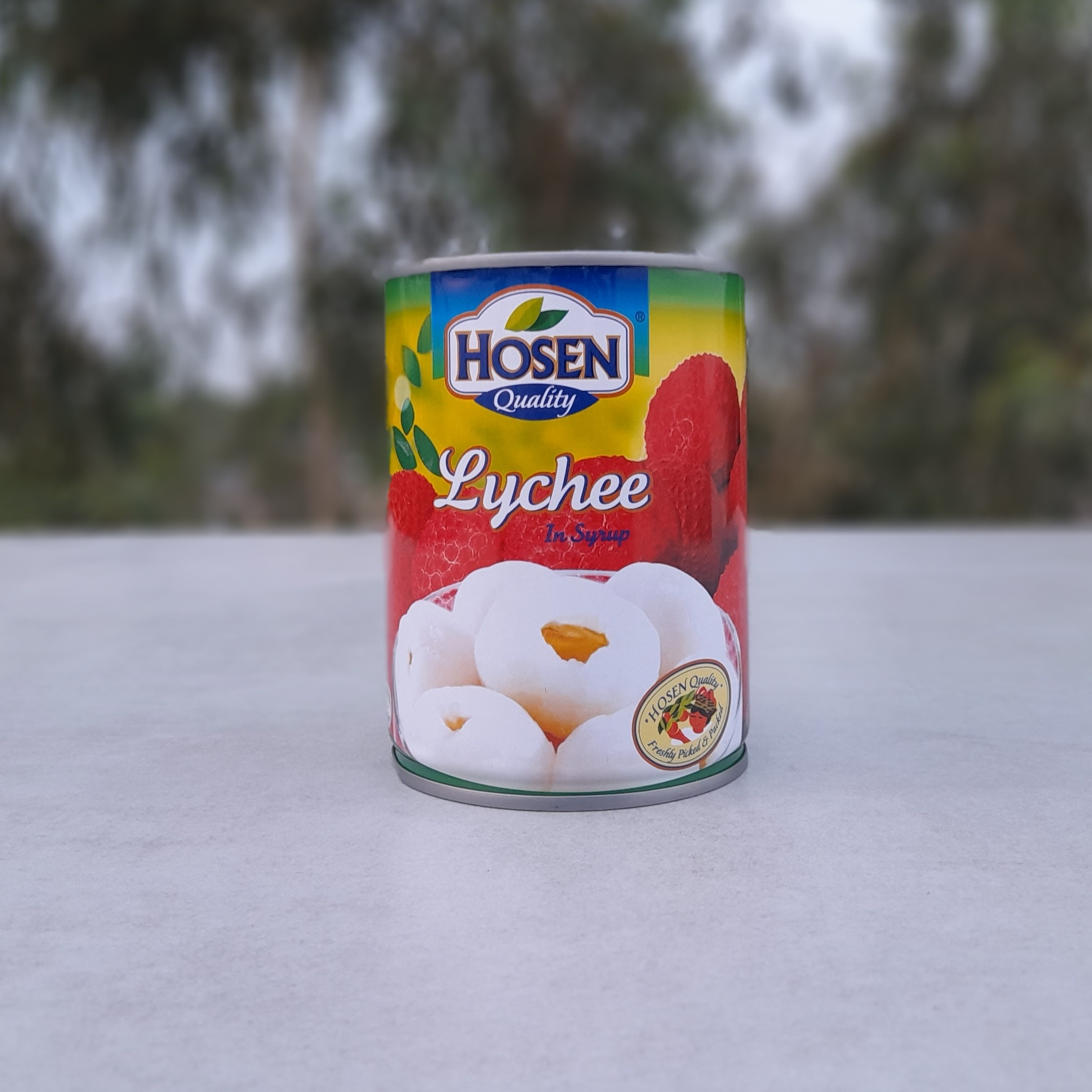 کمپوت لیچی برند (Hosen)تولید چین،طعمی متفاوت و هیجان انگیز 