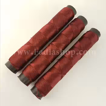 نخ چرم زرشکی 500