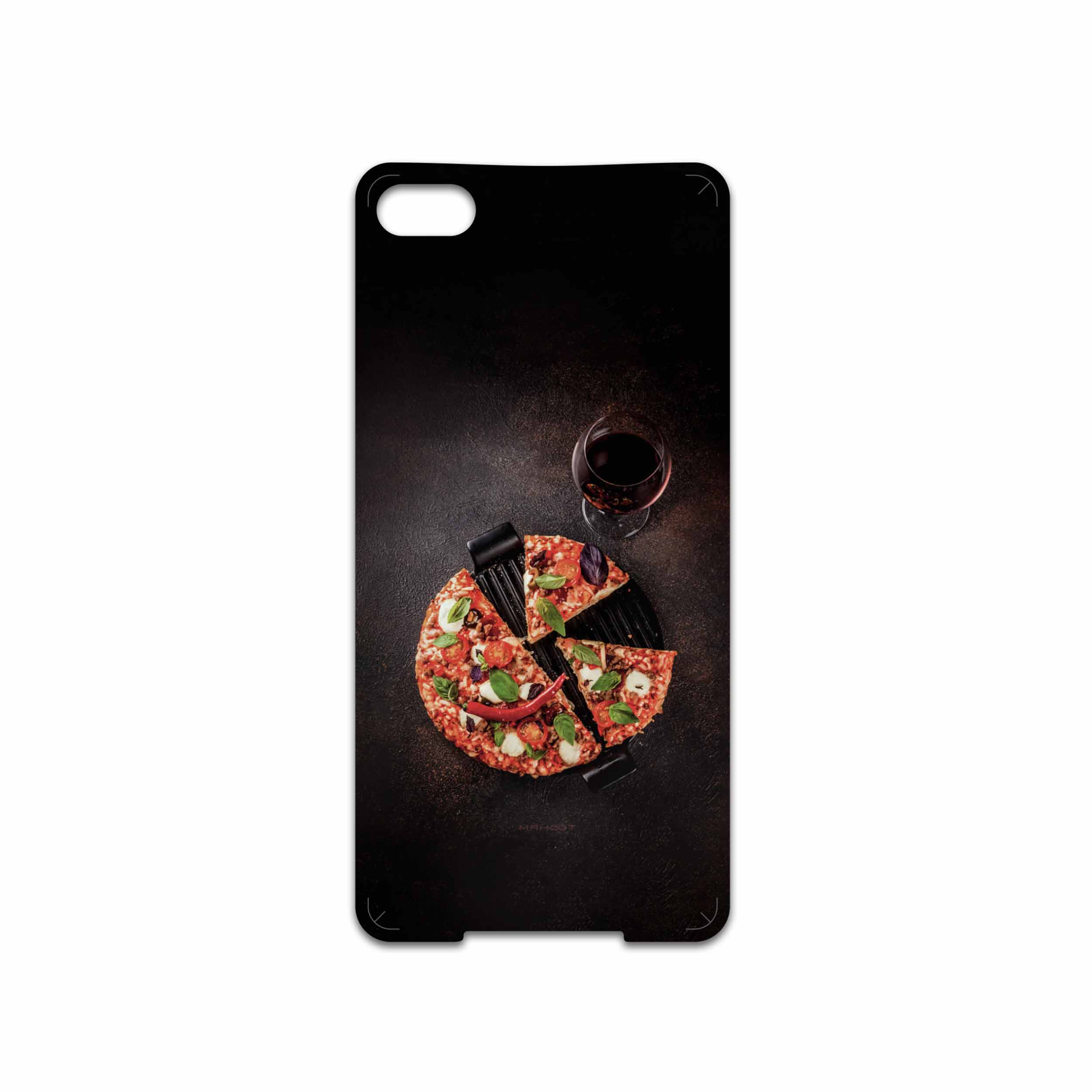 برچسب پوششی ماهوت مدل Pizza مناسب برای گوشی موبایل بلک بری Z30