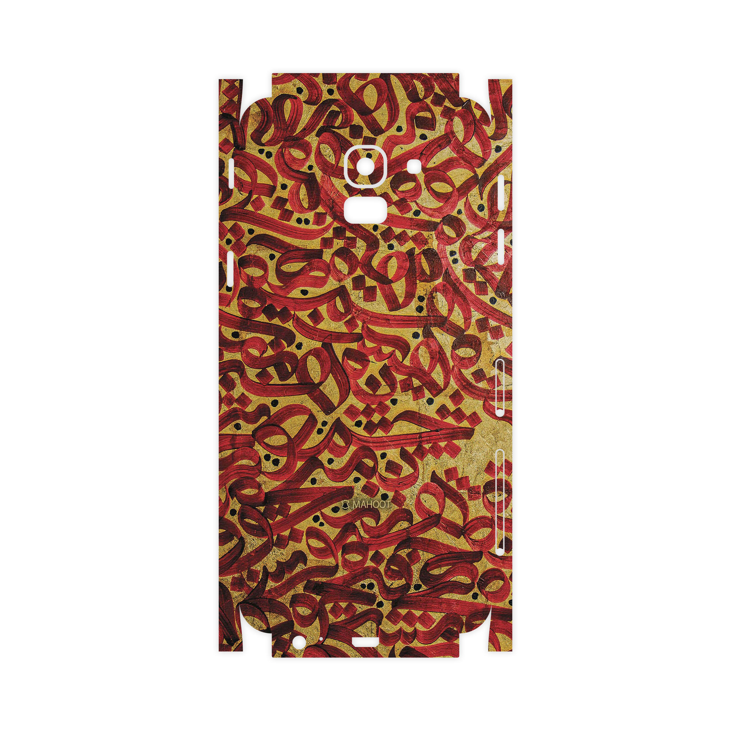 برچسب پوششی ماهوت مدل Nastaliq-6-FullSkin مناسب برای گوشی موبایل سامسونگ Galaxy J6