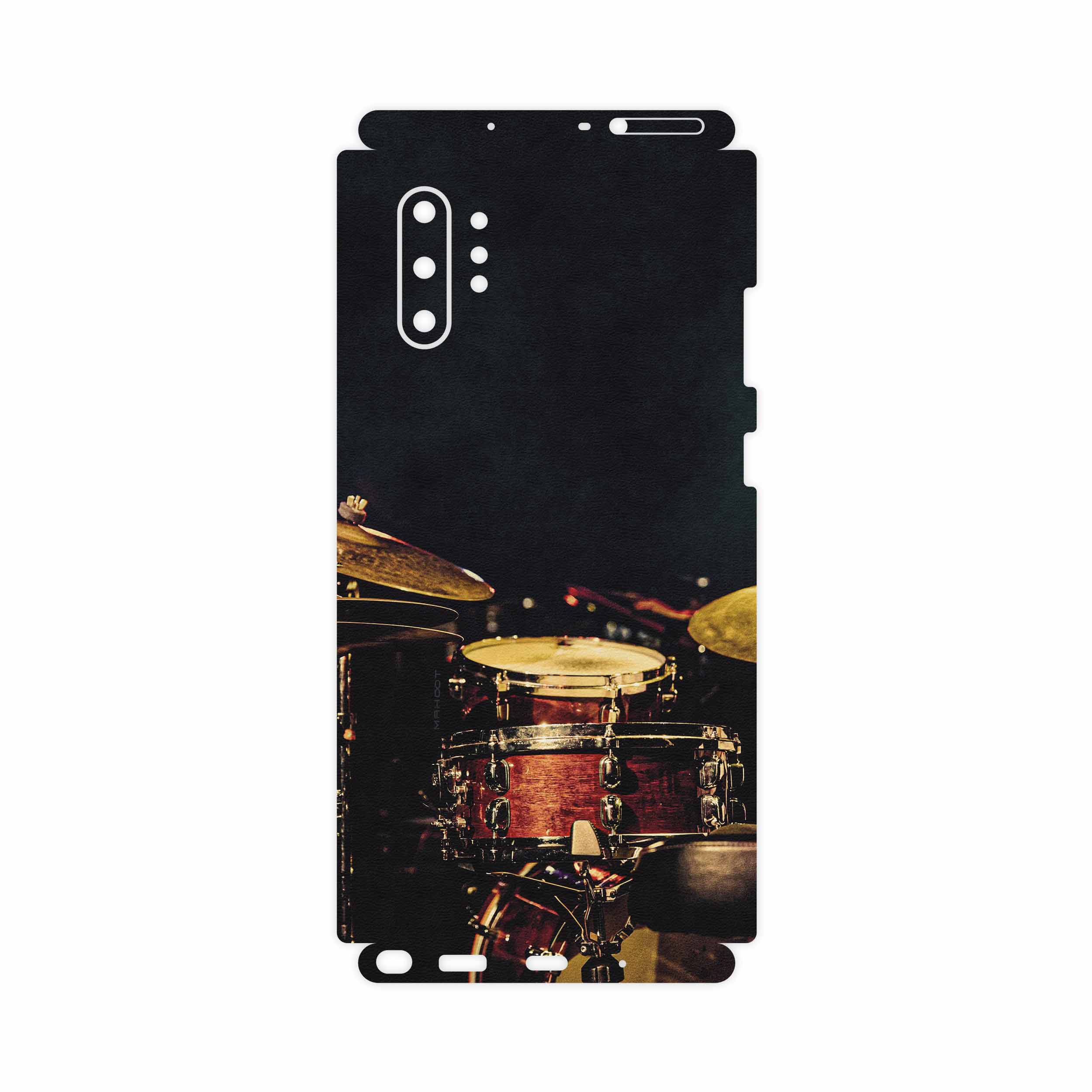 برچسب پوششی ماهوت مدل Drum Kit-FullSkin مناسب برای گوشی موبایل سامسونگ Galaxy Note 10 Plus