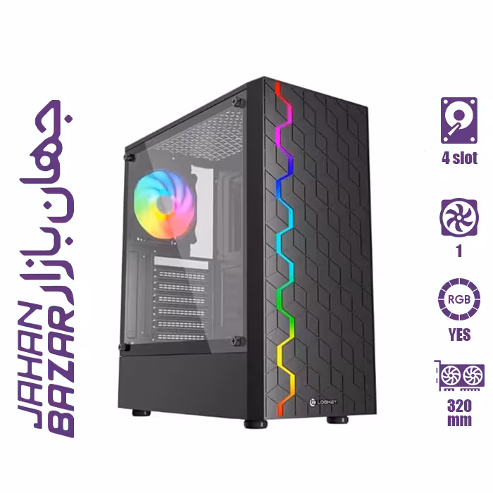 کیس کامپیوتر لاجی کی مدل LogiKey C231B