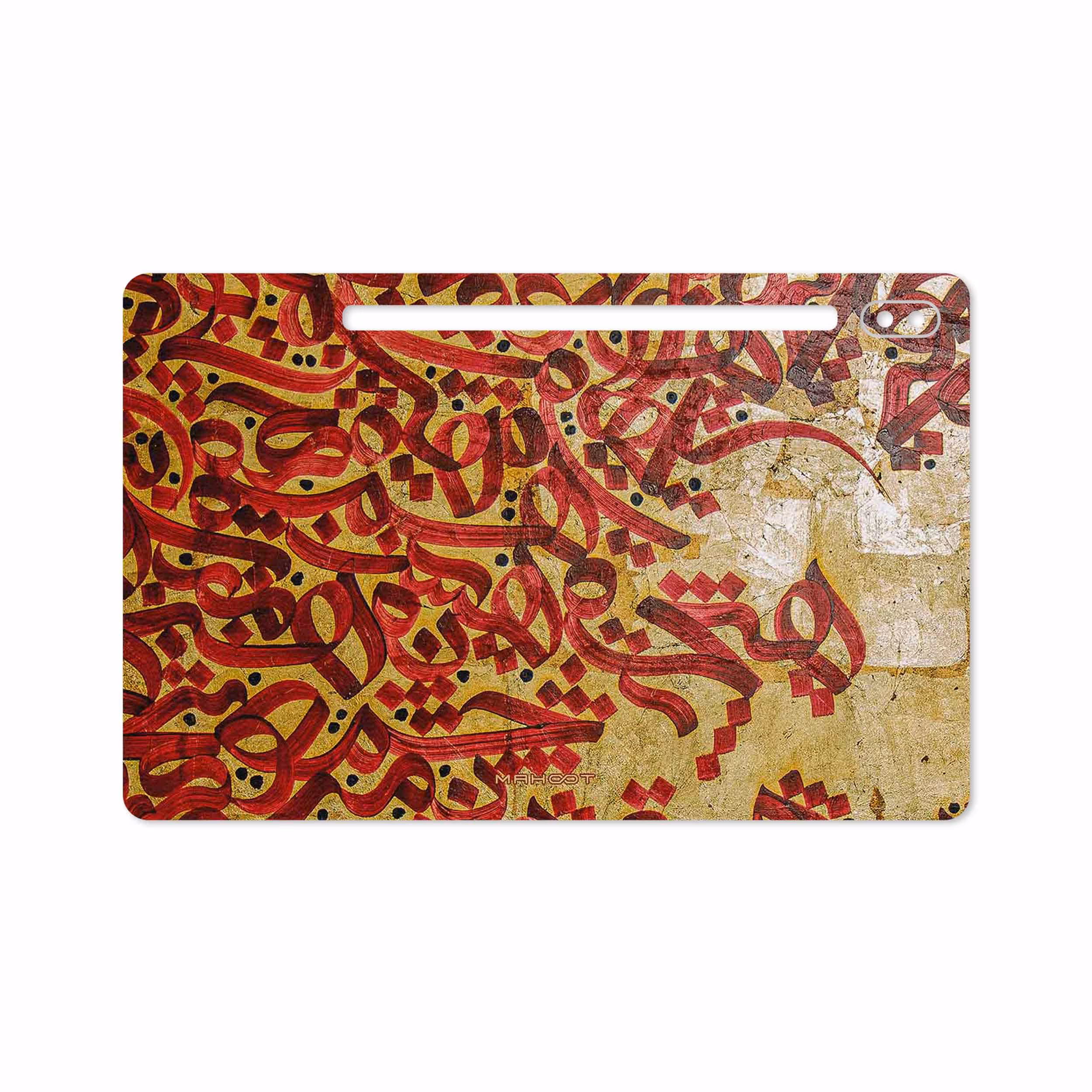 برچسب پوششی ماهوت مدل Nastaliq-6 مناسب برای تبلت سامسونگ Galaxy Tab S6 2019 SM-T865