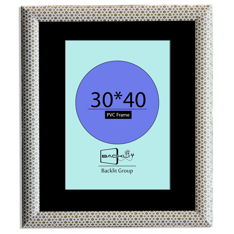 قاب عکس بکلیت مدل طرح خاتم مدل پاسپارتو B-30x40 | دنیای قاب