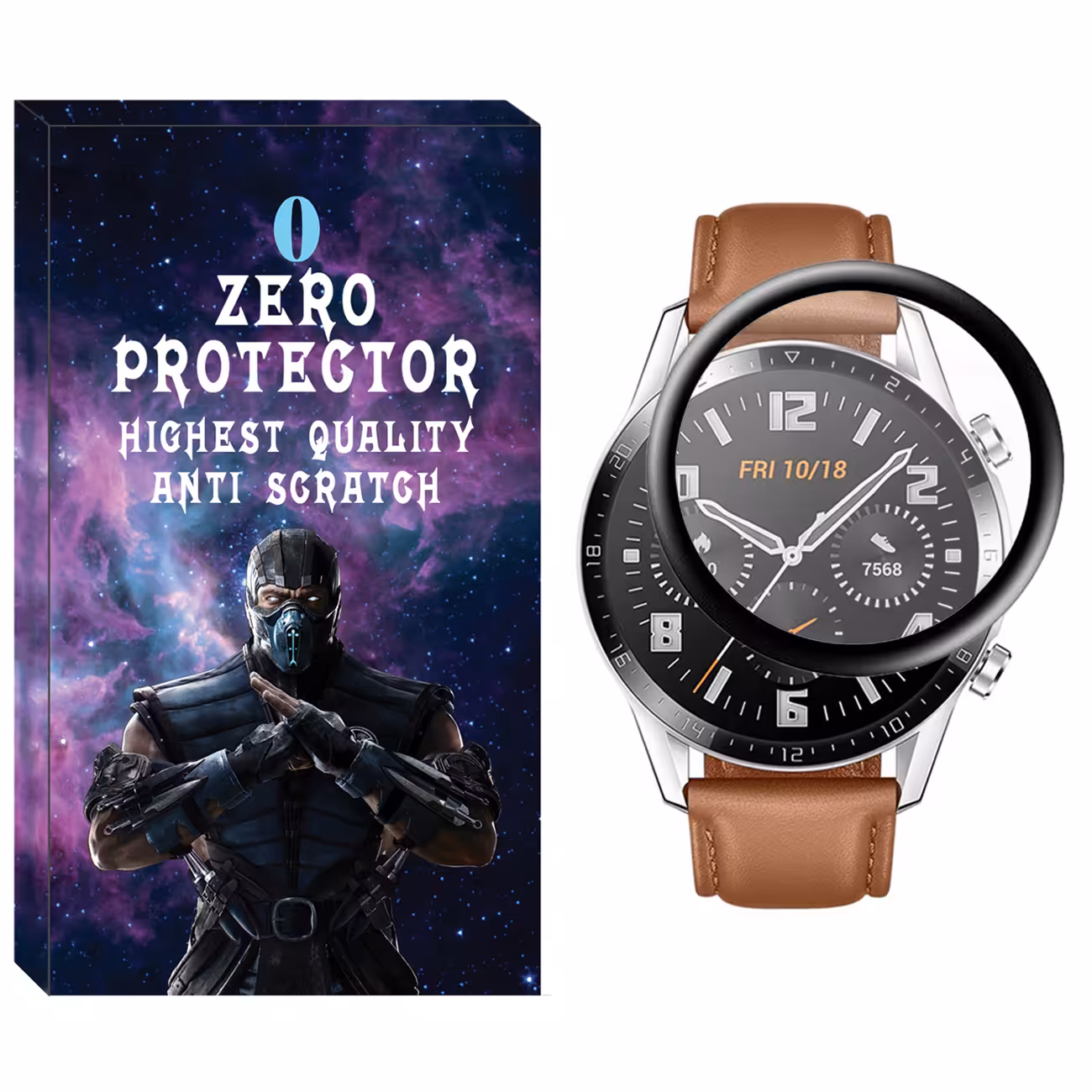 محافظ صفحه نمایش نانو زیرو مدل NZO مناسب برای ساعت هوشمند هوآوی Watch GT 2 46mm