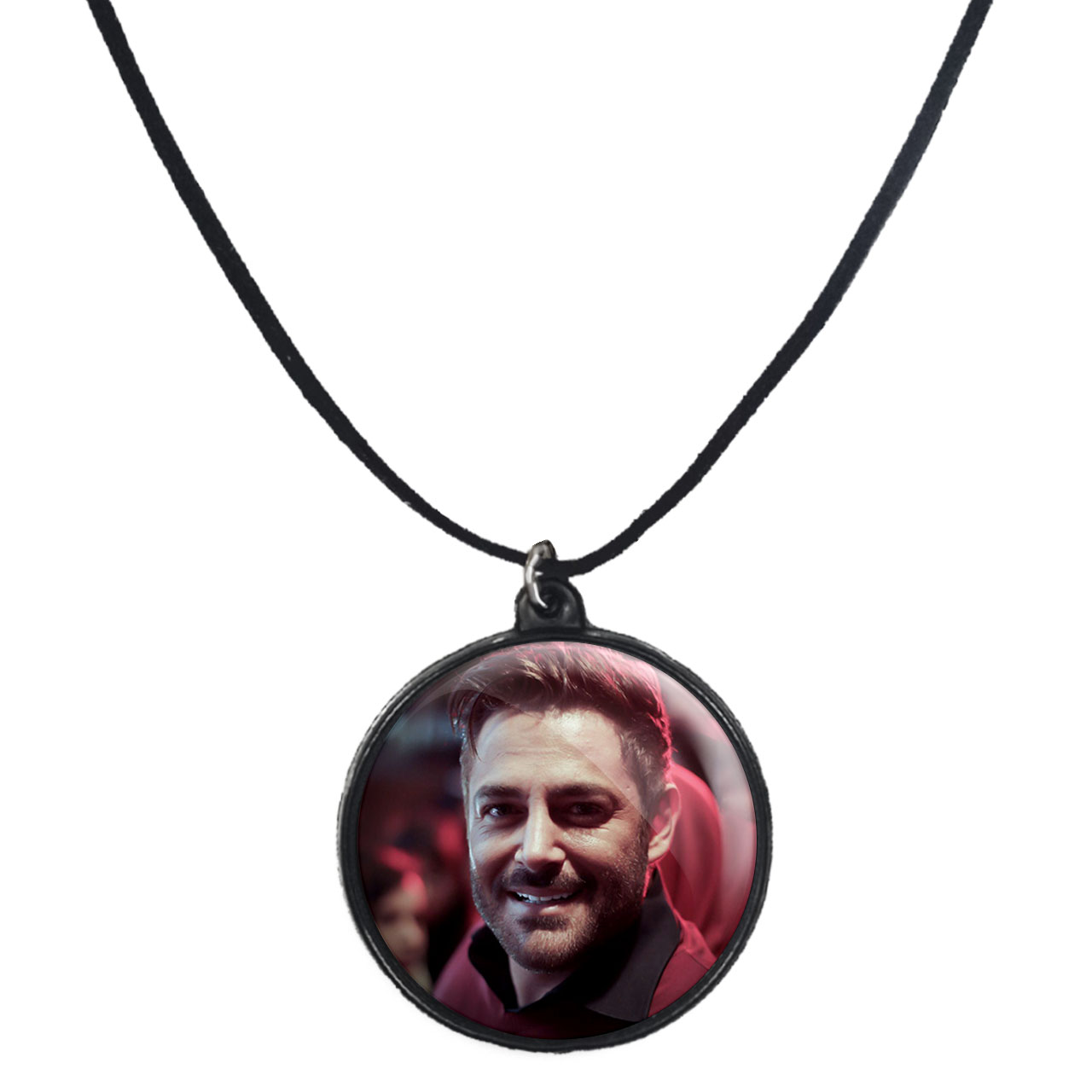 گردنبند پرمانه طرح محمد رضا گلزار کد pmb.24654 مدل دو طرفه