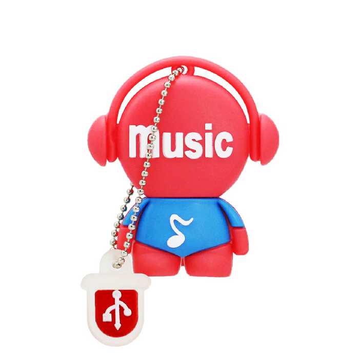 فلش مموری طرح موزیک من 02 مدل Ul-Music man02 ظرفیت 128 گیگابایت