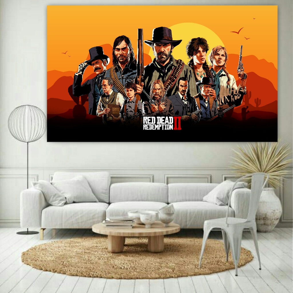 تابلو بوم مدل RED DEAD کد STB1360