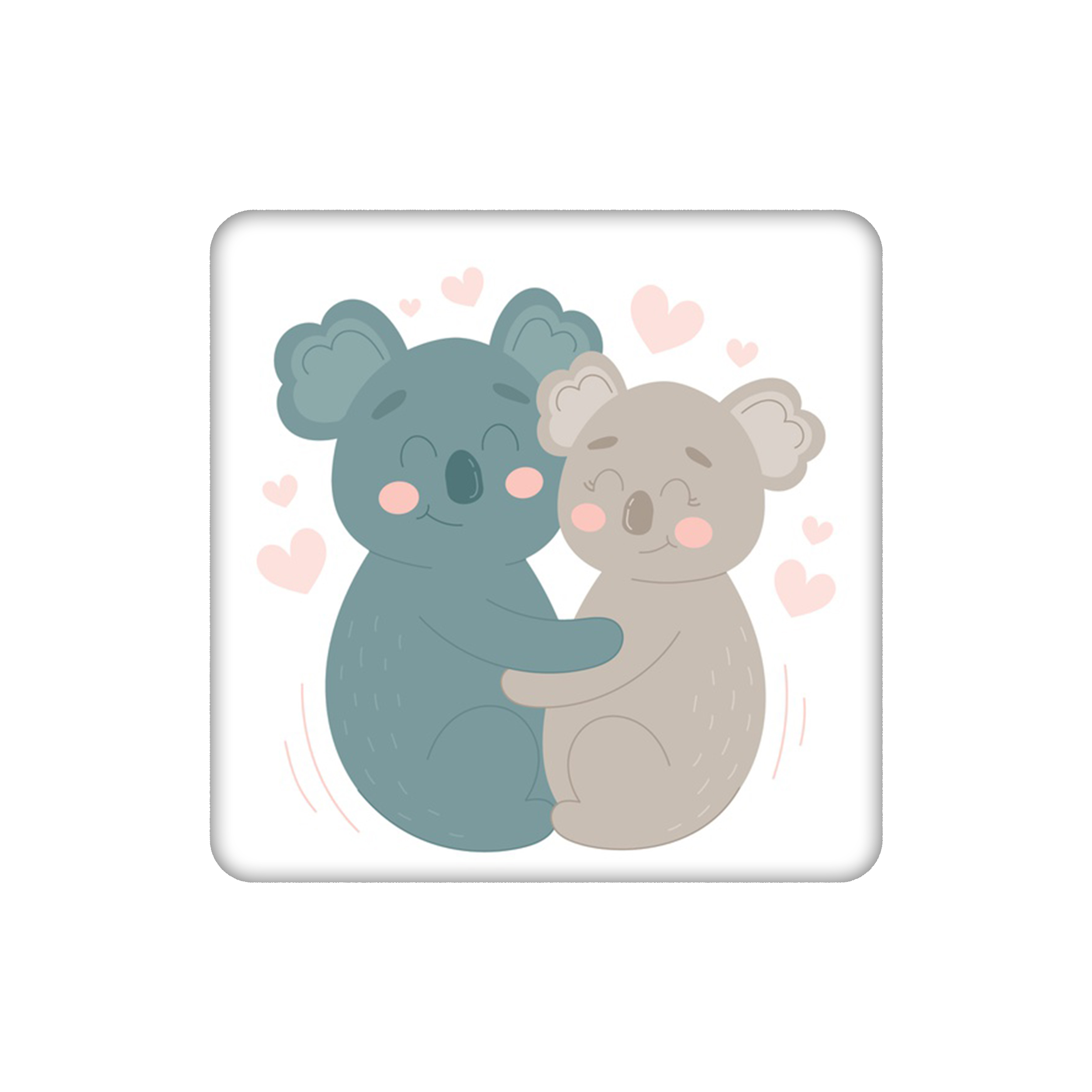 زیرلیوانی طرح کوالا عاشقانه کد 5379380