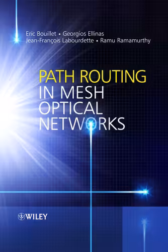خرید و دانلود نسخه کامل کتاب Path Routing in Mesh Optical Networks