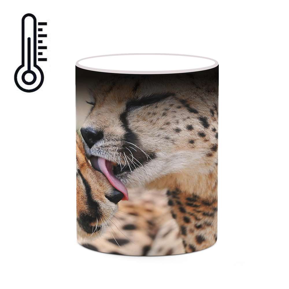 ماگ حرارتی کاکتی طرح پلنگ مدل mgh19246