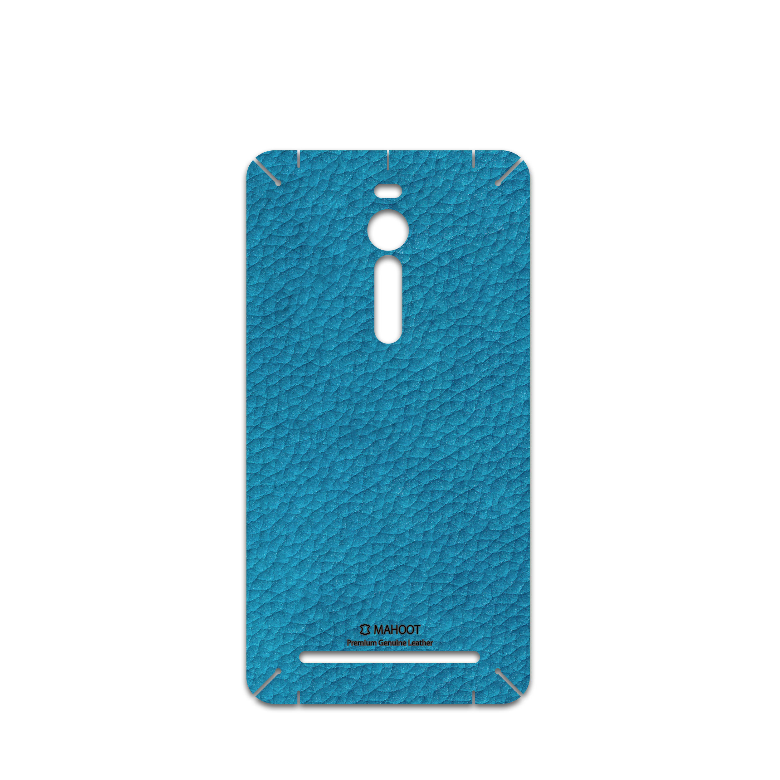 برچسب پوششی ماهوت مدل Blue-Leather مناسب برای گوشی موبایل ایسوس Zenfone 2