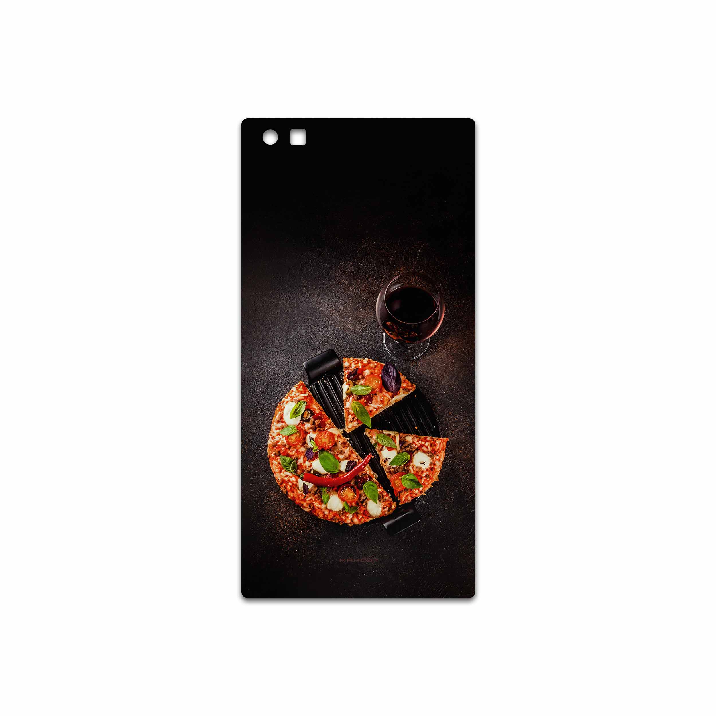 برچسب پوششی ماهوت مدل Pizza مناسب برای گوشی موبایل بلک بری Leap