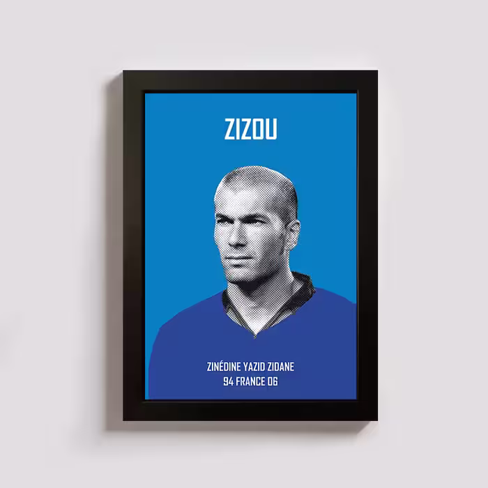 تابلو مدل zidane BL054