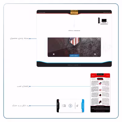 برچسب پوششی ماهوت مدل Atletico de Madrid مناسب برای تبلت سامسونگ Galaxy Tab S2 9.7 2015 T815