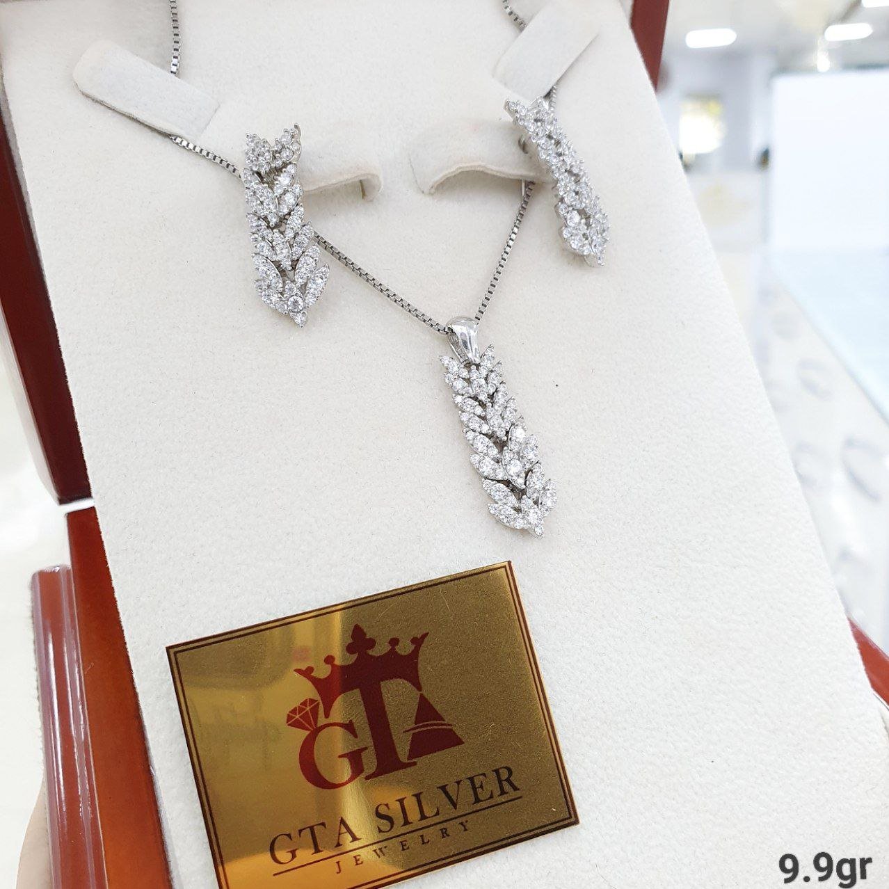 نیمست طرح مارکیزنقره925 روکش اب طلا