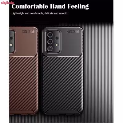 کاور آیرون من مدل AUTO FOCUS مناسب برای گوشی موبایل سامسونگ Galaxy A23 به همراه قلم لمسی