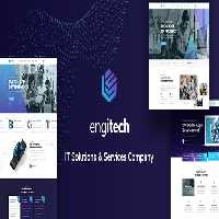 دانلود قالب HTML خدمات کامپیوتر Engitech