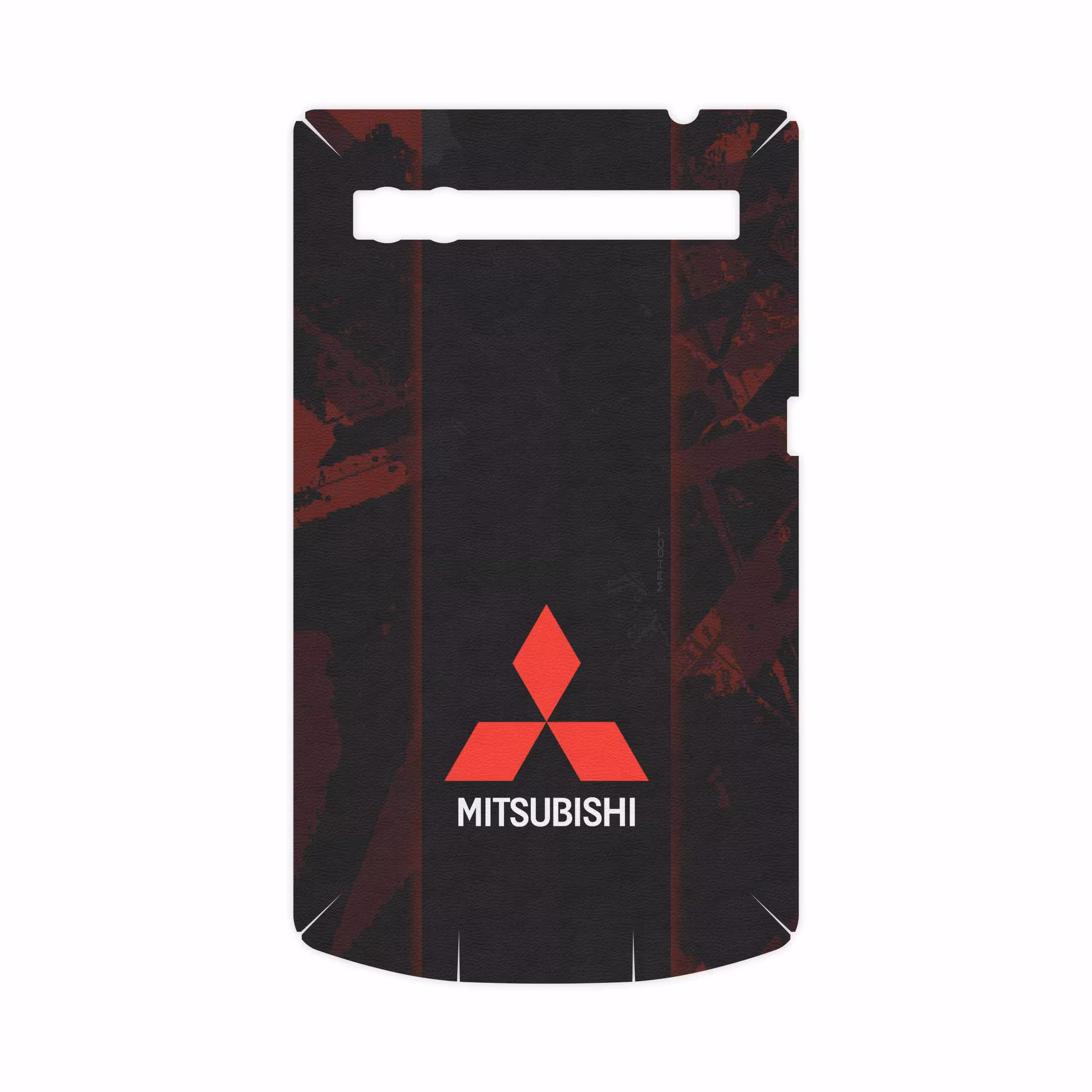 برچسب پوششی ماهوت مدل Mitsubishi Motor-FullSkin مناسب برای گوشی موبایل بلک بری P9983