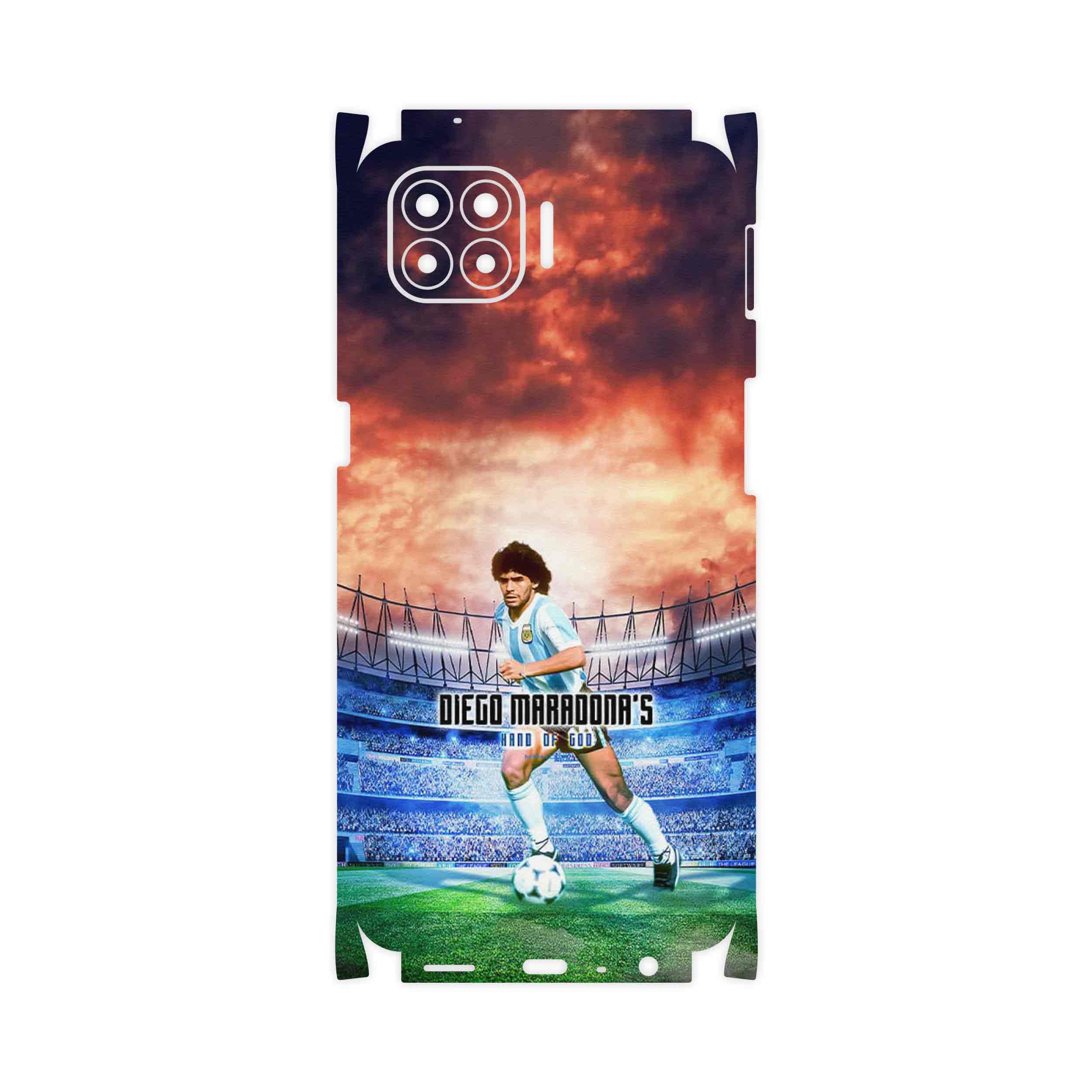 برچسب پوششی ماهوت مدل Diego Maradona-FullSkin مناسب برای گوشی موبایل اپو A93