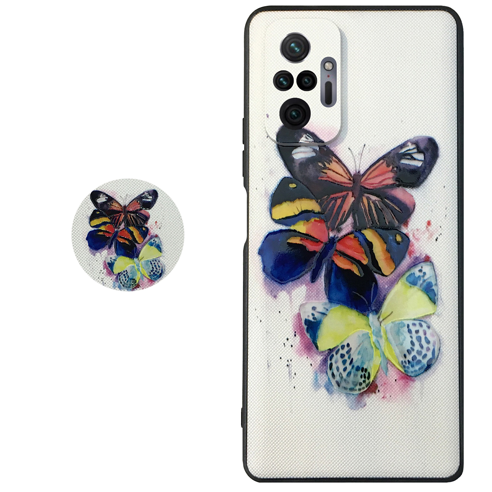    کاور مدل AASS مناسب برای گوشی موبایل شیائومی Redmi Note 10 Pro / Note 10 Pro Max به همراه پاپ سوکت