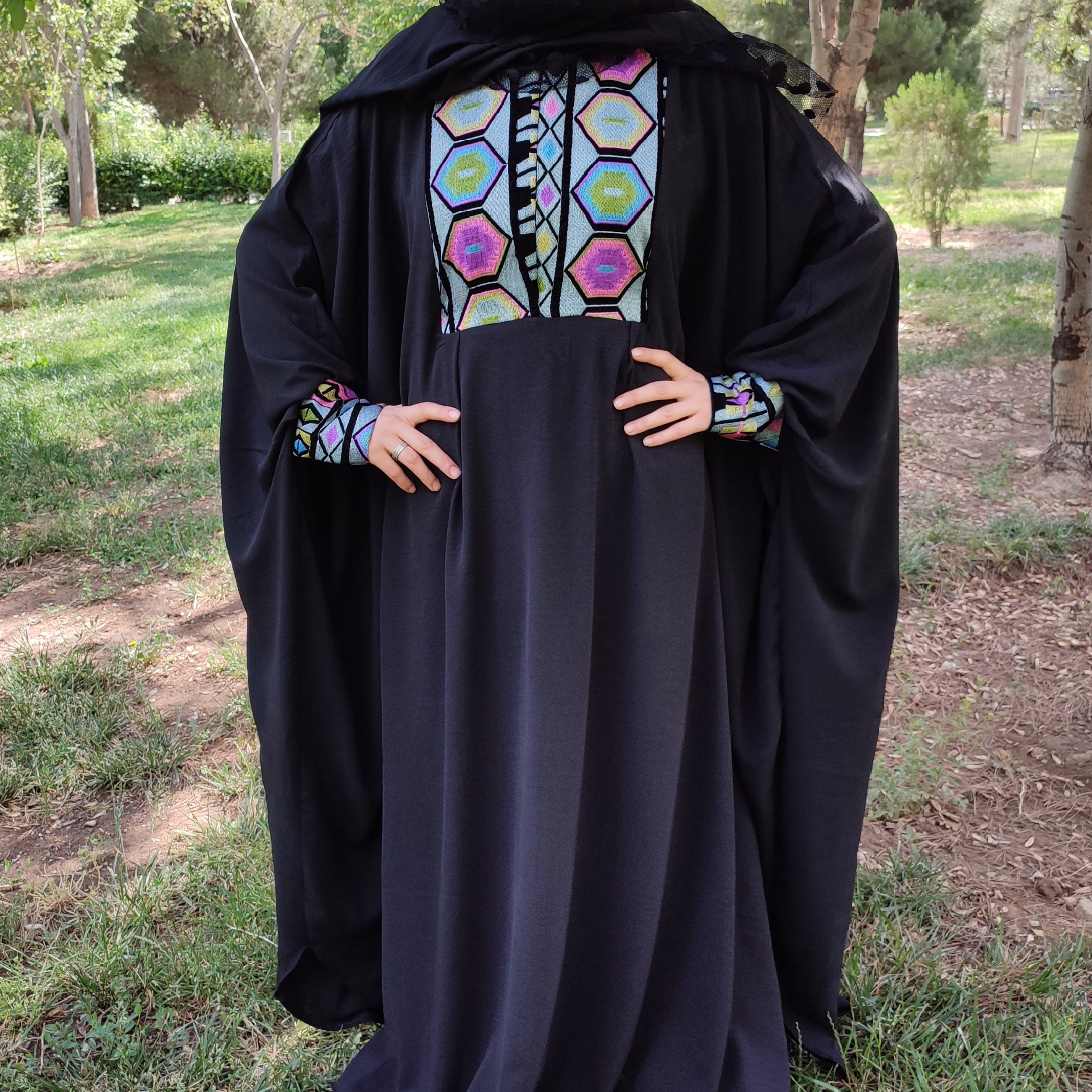مانتو عبایی کد125