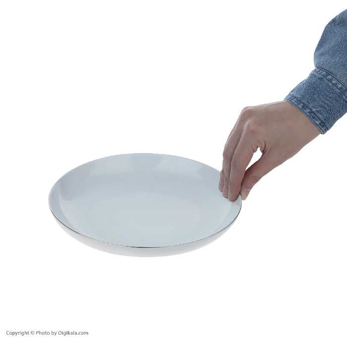 بشقاب خورش خوری لورین مدل دیپلمات بسته 6 عددی