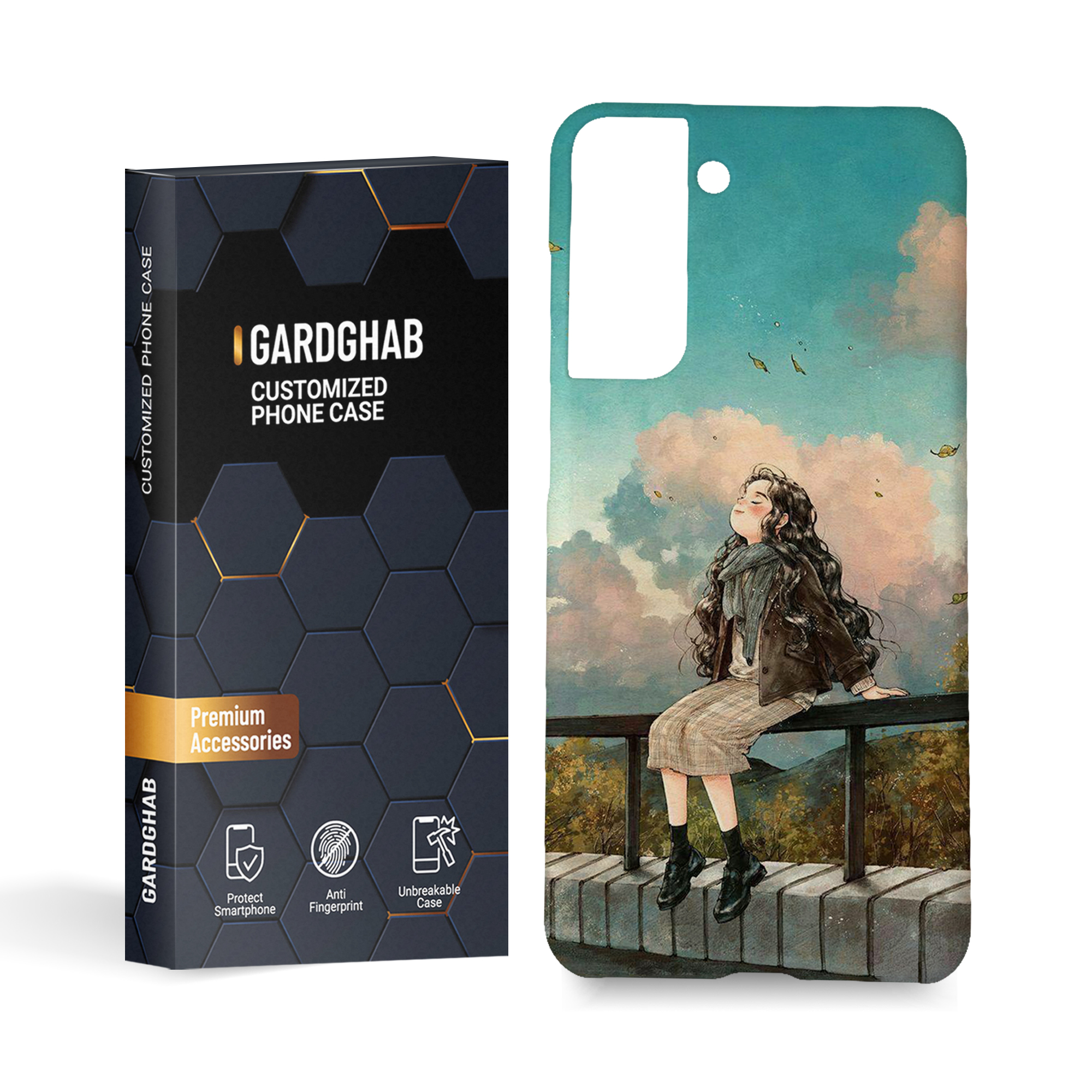 کاور گارد قاب مدل دخترانه مناسب برای گوشی موبایل سامسونگ Galaxy s21 fe  