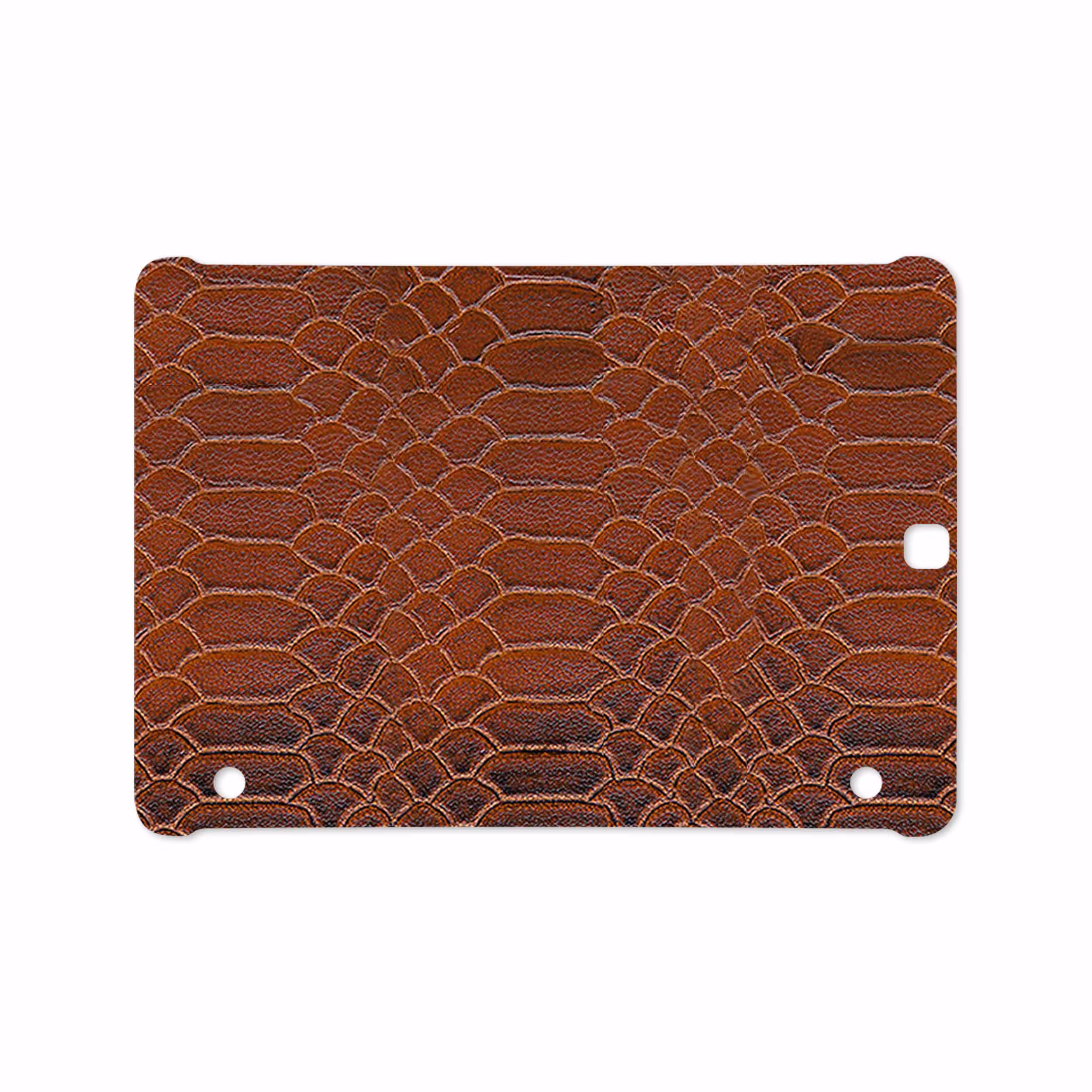برچسب پوششی ماهوت مدل Brown-Snake-Leather مناسب برای تبلت سامسونگ Galaxy Tab S2 9.7 2015 T815