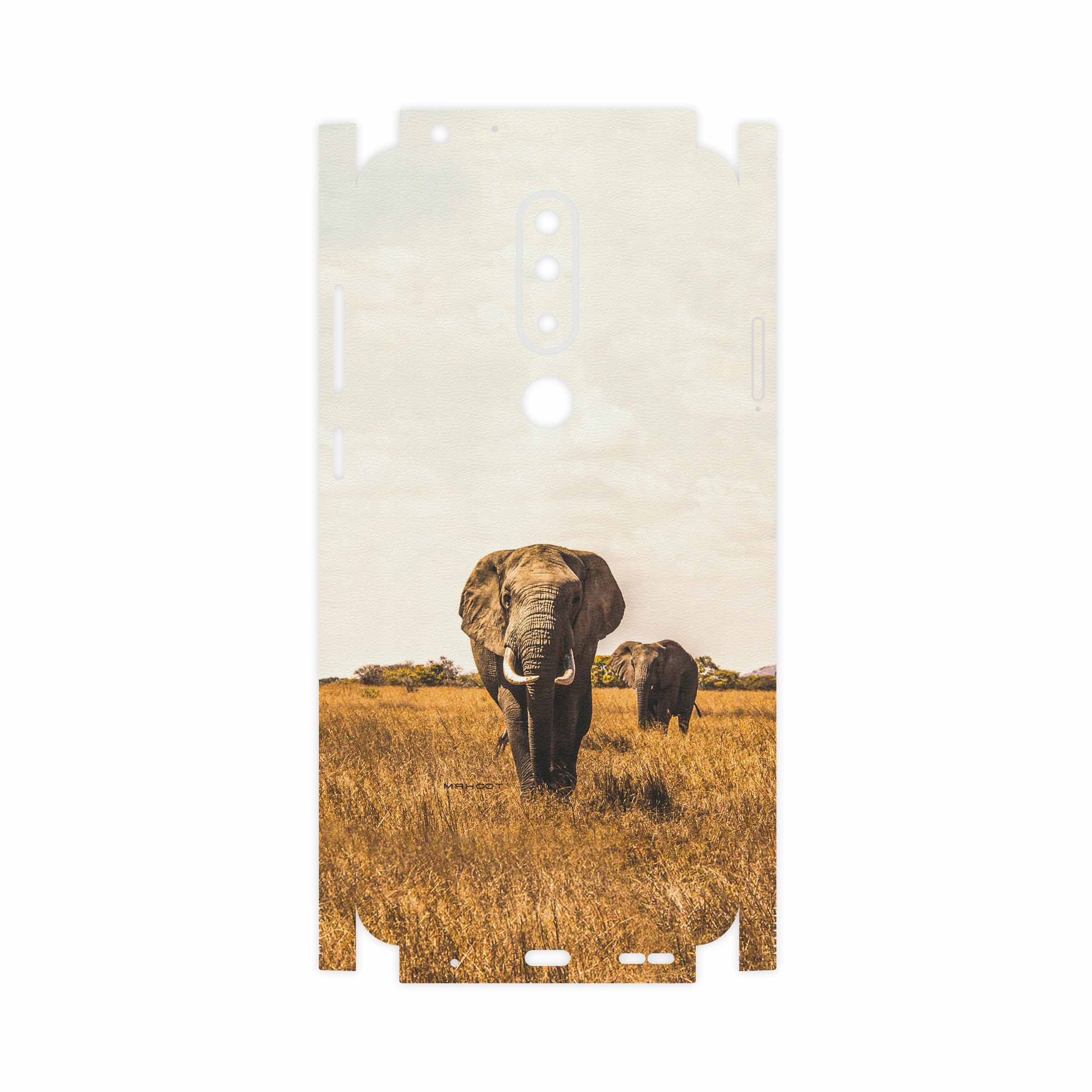 برچسب پوششی ماهوت مدل Elephant-FullSkin مناسب برای گوشی موبایل نوکیا 5.1 Plus